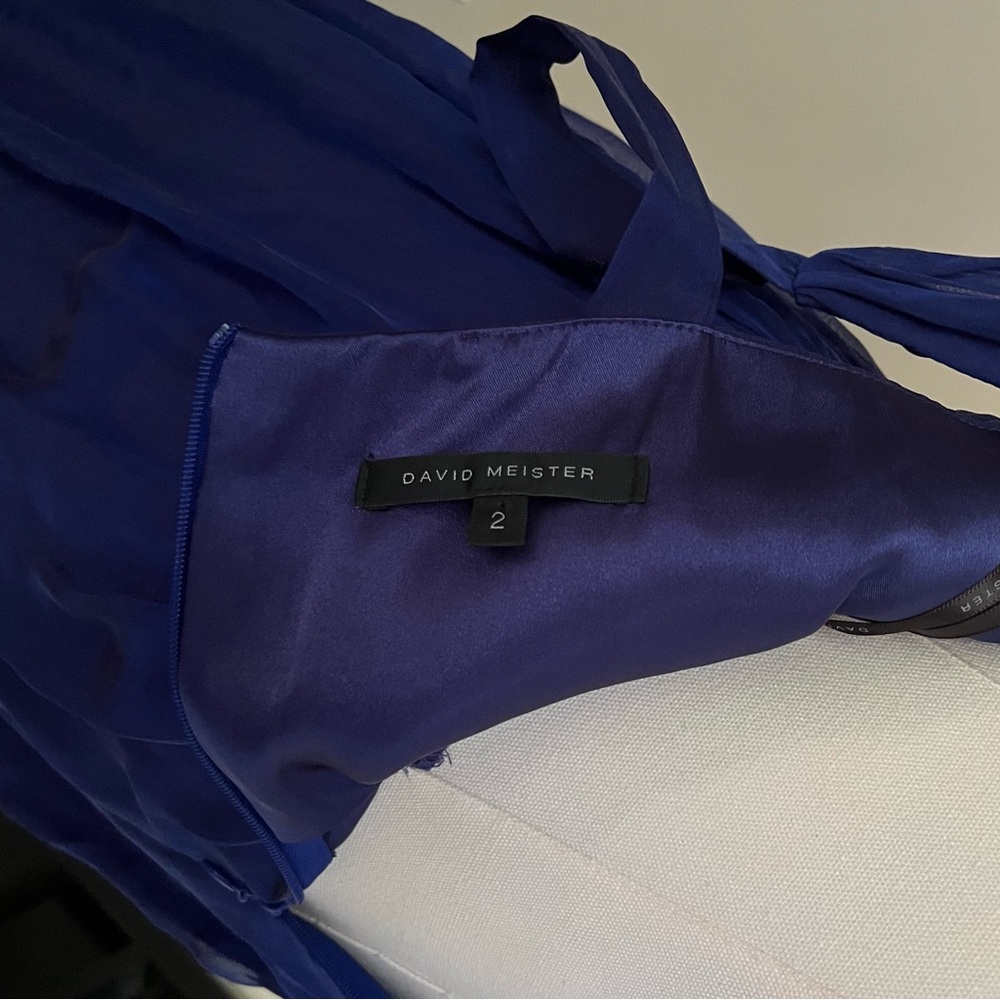 🔵 David Meister Gown - Picture 4 of 5